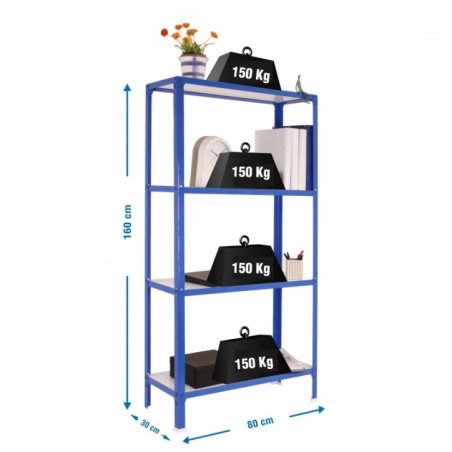 SIMONHOME CLICK WOOD MINI 4/300 AZUL/BLANCO