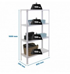 SIMONHOME CLICK WOOD MINI 4/300 BLANCO/BLANCO