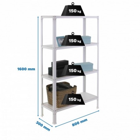 SIMONHOME CLICK WOOD MINI 4/300 BLANCO/BLANCO