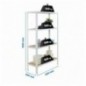 SIMONHOME CLICK WOOD MINI 4/300 BLANCO/ROBLE NODI