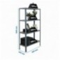 SIMONHOME CLICK WOOD MINI 4/300 GRIS/ROBLE NODI