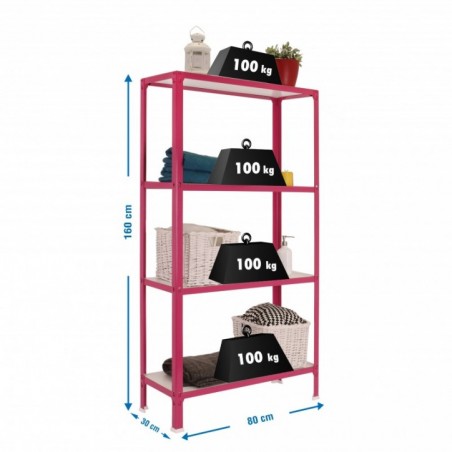 SIMONHOME CLICK WOOD MINI 4/300 ROSA/BLANCO