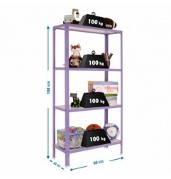 SIMONHOME CLICK WOOD MINI 4/300 VIOLETA/BLANCO