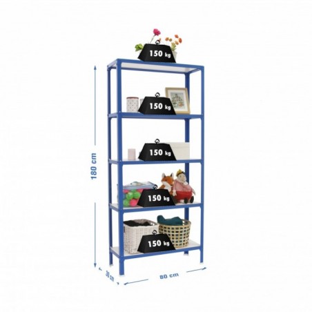SIMONHOME CLICK WOOD MINI 5/300 AZUL/BLANCO