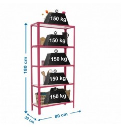 SIMONHOME CLICK WOOD MINI 5/300 ROSA/BLANCO