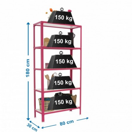 SIMONHOME CLICK WOOD MINI 5/300 ROSA/BLANCO