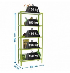 SIMONHOME CLICK WOOD MINI 5/300 VERDE/BLANCO