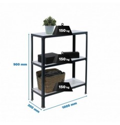 SIMONHOME CLICK WOOD PLUS 3/300 ANTRACI/BLANCO