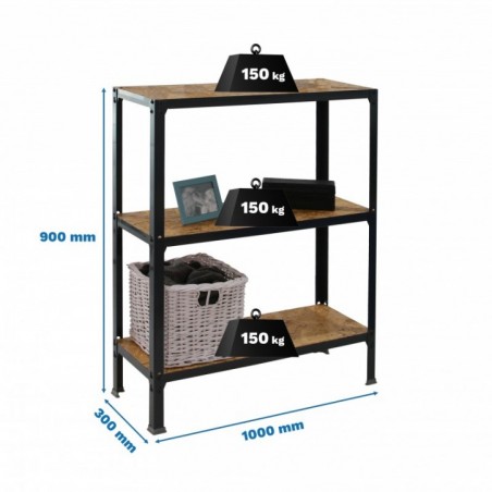 SIMONHOME CLICK WOOD PLUS 3/300 ANTRACITA/OSB