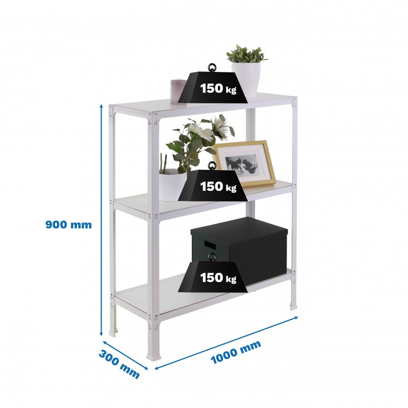SIMONHOME CLICK WOOD PLUS 3/300 BLANCO/BLANCO