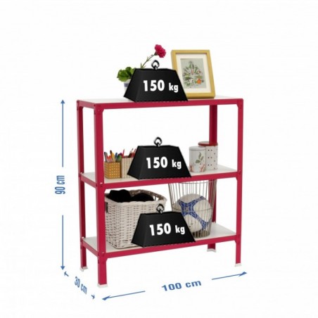 SIMONHOME CLICK WOOD PLUS 3/300 ROSA/BLANCO