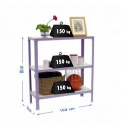 SIMONHOME CLICK WOOD PLUS 3/300 VIOLETA/BLANCO