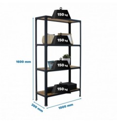 SIMONHOME CLICK WOOD PLUS 4/300 ANTRACITA/OSB