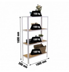 SIMONHOME CLICK WOOD PLUS 4/300 BLANCO/OSB