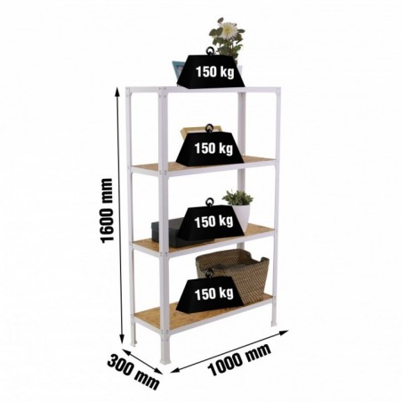 SIMONHOME CLICK WOOD PLUS 4/300 BLANCO/OSB