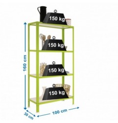 SIMONHOME CLICK WOOD PLUS 4/300 VERDE/BLANCO
