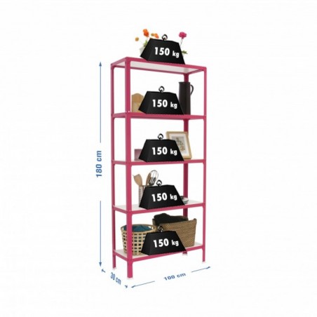 SIMONHOME CLICK WOOD PLUS 5/300 ROSA/BLANCO