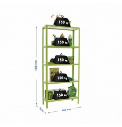 SIMONHOME CLICK WOOD PLUS 5/300 VERDE/BLANCO