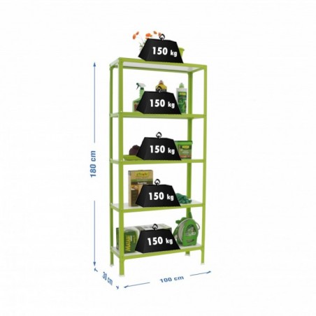 SIMONHOME CLICK WOOD PLUS 5/300 VERDE/BLANCO