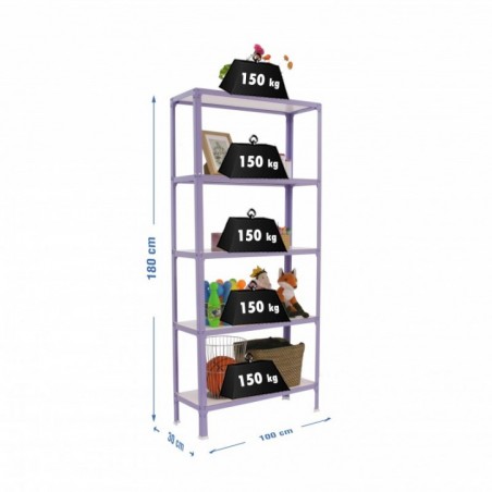 SIMONHOME CLICK WOOD PLUS 5/300 VIOLETA/BLANCO