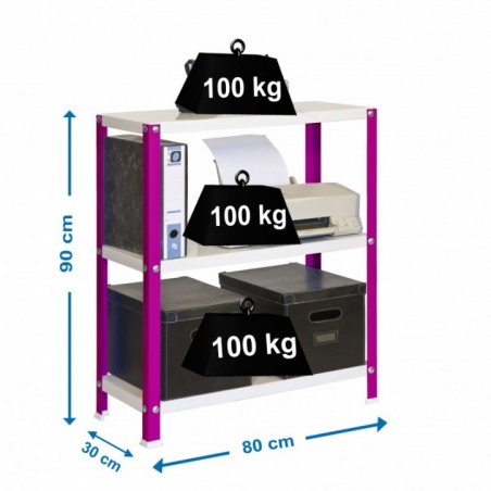 SIMONHOME CLASSIC MINI 3/300 ROSA/BLANCO