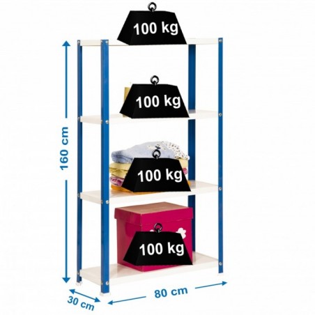 SIMONHOME CLASSIC MINI 4/300 AZUL/BLANCO