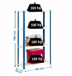 SIMONHOME CLASSIC PLUS 4/400 AZUL/BLANCO