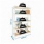 BRICOFORTE 1004-5 CHIPBOARD BLANCO/MADERA