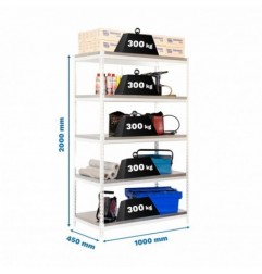 BRICOFORTE 1004-5 METAL BLANCO/GALVA