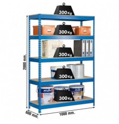 BRICOFORTE 1006-5 CHIPBOARD AZUL/MADERA