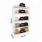 BRICOFORTE 1006-5 CHIPBOARD BLANCO/MADERA