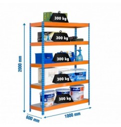 BRICOFORTE 1006-5 METAL AZUL/NARANJA/GALVA