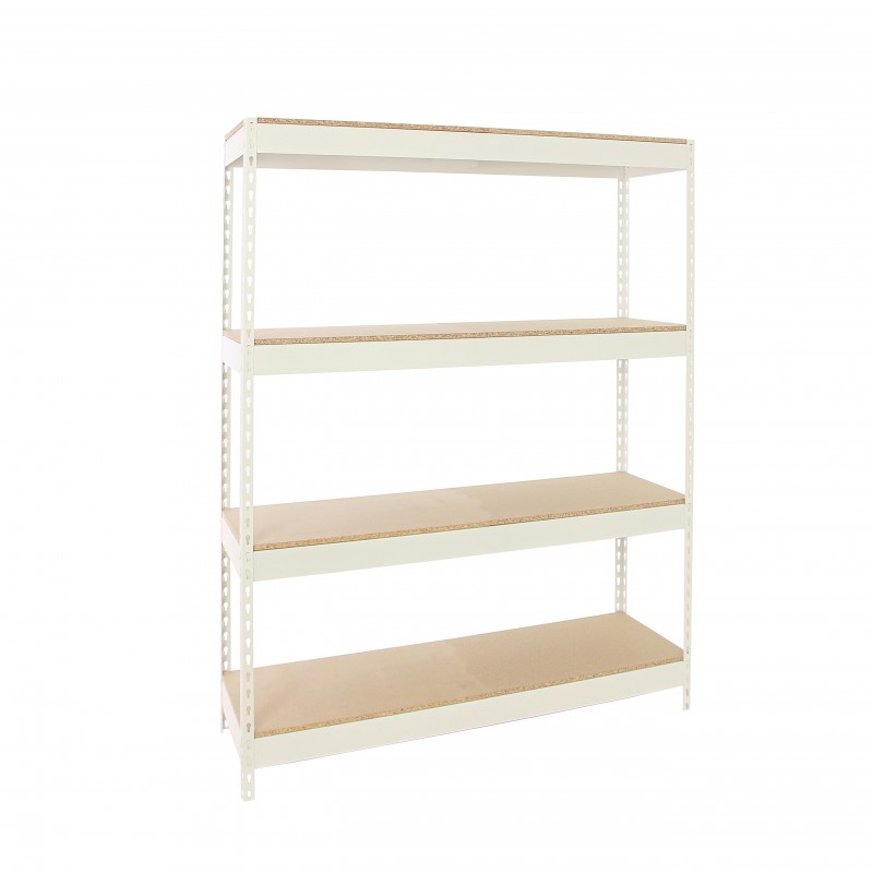 BRICOFORTE 1204-4 CHIPBOARD BLANCO/MADERA
