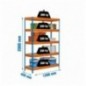 BRICOFORTE 1204-5 CHIPBOARD AZUL/NARANJA/MADER