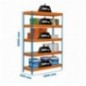BRICOFORTE 1206-5 CHIPBOARD AZUL/NARANJA/MADER