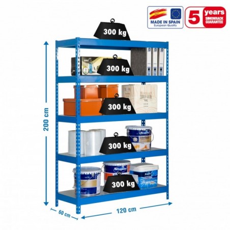BRICOFORTE 1206-5 METAL AZUL/GALVA