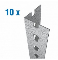 PACK 10 PERFIL STALLER P/50 1000 GALVA