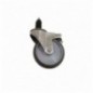 RUEDA ACERO INOXIDABLE S/FRENO