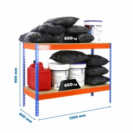 SIMONFORTE 1206-2 CHIPBOARD 900 AZUL/NARAN/MAD