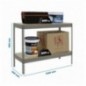SIMONFORTE 1206-2 CHIPBOARD 900 GRIS/MADERA