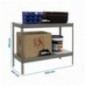 SIMONFORTE 1206-2 METAL 900 GRIS/GALVA