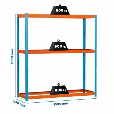 SIMONFORTE 1504-3 AZUL/NARANJA