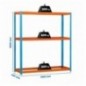 SIMONFORTE 1504-3 AZUL/NARANJA