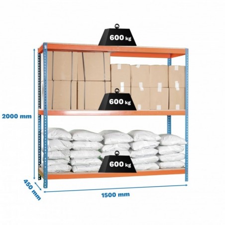 SIMONFORTE 1504-3 CHIPBOARD AZUL/NARANJA/MADER