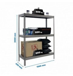 SIMONFORTE 1504-3 METAL GRIS/GALVA