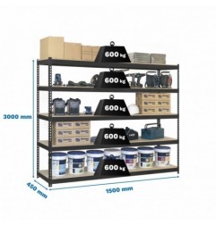 SIMONFORTE 1504-5 CHIPBOARD 3000 ANTRACITA/MAD