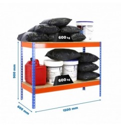 SIMONFORTE 1506-2 CHIPBOARD 900 AZUL/NARAN/MAD