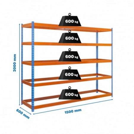 SIMONFORTE 1506-5 AZUL/NARANJA