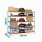SIMONFORTE 1506-5 CHIPBOARD AZUL/NARANJA/MADER
