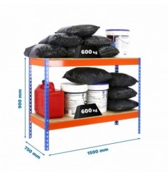 SIMONFORTE 1507-2 CHIPBOARD 900 AZUL/NAR/MADER